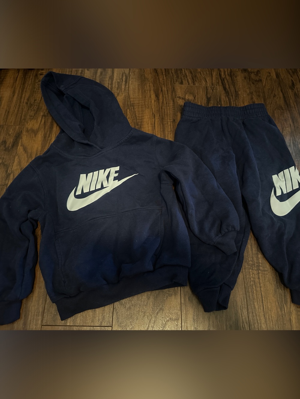 Nike navy blue Hoodie and Joggers sweats Set
